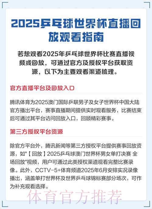 世界杯赛事免费在线直播观看全攻略